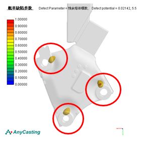 优化缩松缩孔缺陷-减振支架金属型铸造方案优化(图6)